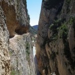 Camino superior del Congost del Mont-Rebei