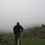 Pico Arlás escondido en la niebla