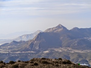 El Maigmó desde la Penya Migjorn