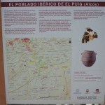 Panel informativo del poblado del Puig