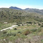 Vista del sendero hacia la Cueva del Somo