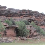 Formaciones rocosas en la Rambla Valdemadera