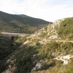 Inicio de la senda en el Barranco de Fontanares