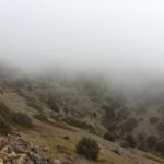 La niebla nos alcanza en el Alto de los Aguilares