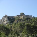 Murallas del Castillo de Xàtiva desde abajo