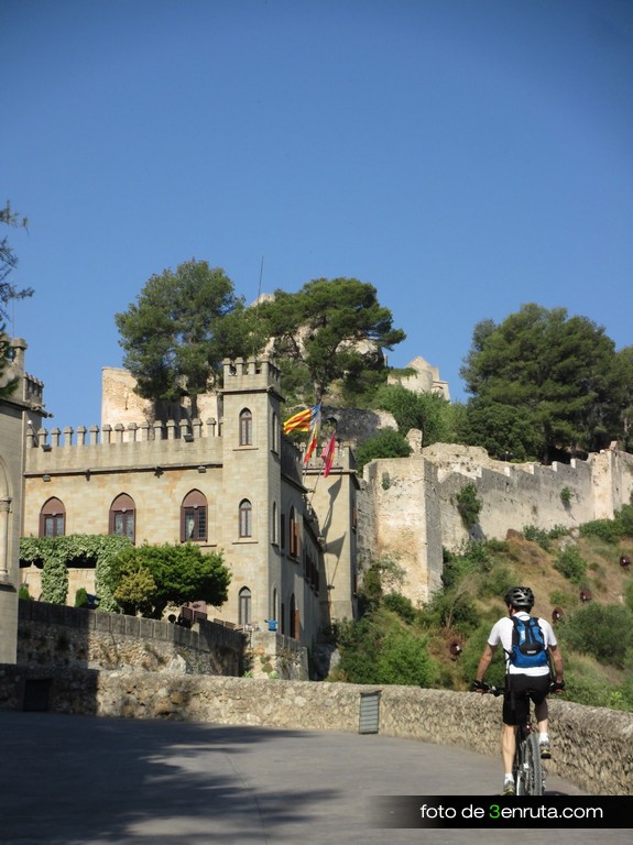 Llegada al Castillo de Xàtiva