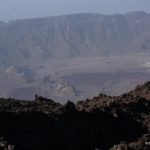 Vista de la cara sur del Teide desde el sendero a Pico Viejo