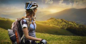 Con la bici puedes disfrutar de paisajes maravillosos