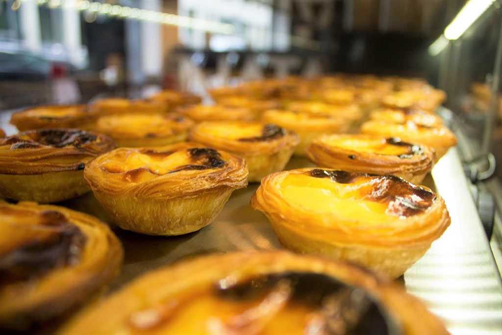 Deliciosos pasteles de nata de Lisboa