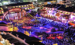 Fiesta en Playa d'en Bossa