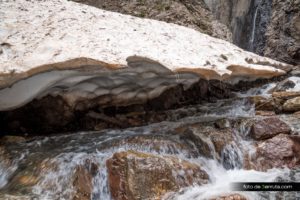 Hielo en el Barranco de Ribereta