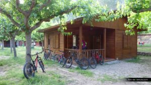 Nos alojamos en el Camping Molí de L'Abad
