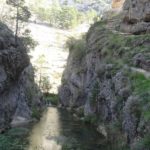 Tramo de escaleras por el Cañón del Rio Blanco