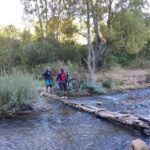 Cruzando el rio Mijares