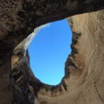 Ventana superior de la Cueva de la Horadada