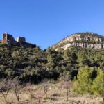 Vista del Castillo de Chera desde las proximidades