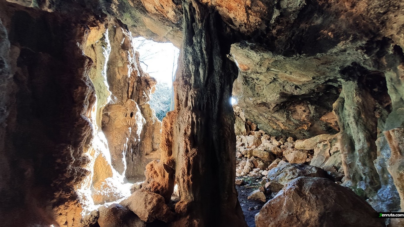 Segunda galería de la cueva que visitamos